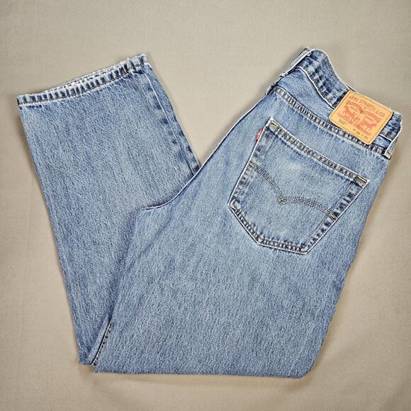 Levi's 550 Men’s Medium Wash 550 Relaxed Fit Denim Jeans - 36x30 - Picture 1 of 10